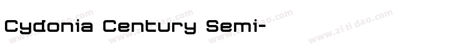 Cydonia Century Semi字体转换